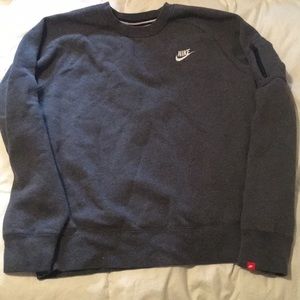 Grey Comfy Nike Crewneck